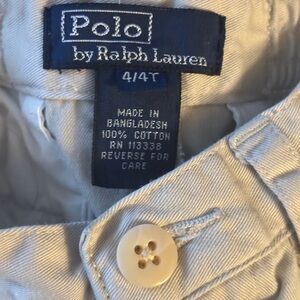 Polo by Ralph Lauren Toddler Boys Khaki Shorts 4/4T